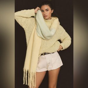 Anthropologie Recycled Two-Tone Scarf